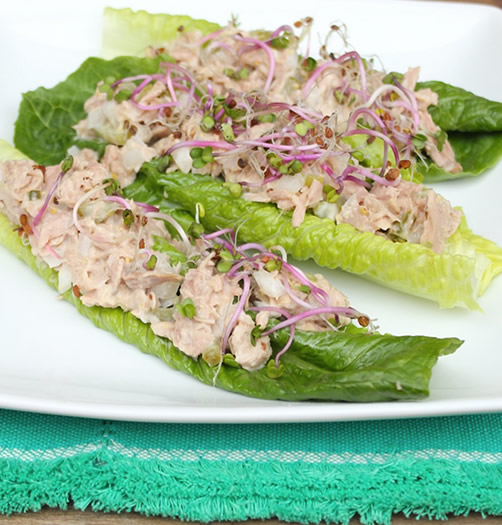 Tuna Lettuce Wrap Slim Down Smart